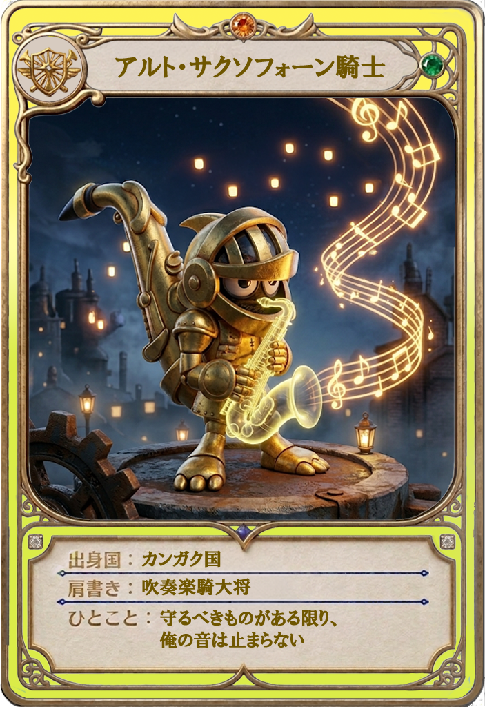 サックスフォーン騎士